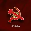 Insignia de Águila Bicéfala Rusa Unión Soviética Hoz Martillo Primera Clase Patriótica Espiga de Trigo Estrella Roja Medalla Conmemorativa Insignia Broche
