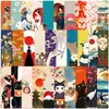 30 Piezas de Marcadores de Libros Minimalistas de Estilo Japonés Vintage Transfronterizos, Alto Valor Estético, Papel para Marcadores de Libros Stationery DIY No Repetitivo