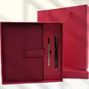 Set de Regalo de Cuaderno A5 para Negocios con Bolígrafo, Bloc de Notas de Oficina, Personalizable con Logo, Regalo para Reuniones Corporativas