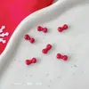 Joyería Popular para Uñas Caricatura Ancla Roja Hello Kitty Gato Lazo Rojo Diamante para Uñas de Año Nuevo