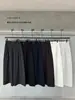 Liquidación, Sin Devoluciones ni Cambios, Nuevos Pantalones Casuales de Lana Versátiles de Estilo Coreano Simple para Otoño e Invierno, Pierna Recta Ancha, Adelgazantes 250228-1