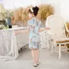 Vestido de Niña Verano Nueva Llegada Hanfu Elegante Vestido Cheongsam Grande para Niños Verano Niña Vestido de Princesa