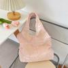 56111 Bolsa de Mão Feminina com Renda Bordada Floral Simples Ins Versátil Bolsa Colete Bolsa de Ombro para o Dia a Dia
