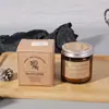 Taza de Vidrio Marrón Transfronteriza Velas Aromáticas sin Humo de Aceite Esencial Regalo Souvenir Velas Aromáticas para Uso en el Hogar Fábrica de Comercio Exterior Venta al por Mayor