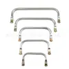 15CM-18-25-30-35cm quadrado boca de médico tubo de alumínio dourado tubo de cobre acessórios para bolsa de noite clipe de alça