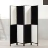Pantalla de dormitorio de tela de pelo sintético de conejo, diseño moderno y minimalista, adecuada para uso en oficina, hogar, entrada y hotel; pantalla divisoria móvil y plegable