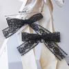 Nova Coreia do Sul Moda Renda Laço Fivela de Sapato Enfeites Pendurados Estilo Chanel Pingente Acessórios de Sapato Acessórios de Sapato
