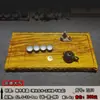 Peça Inteira de Madeira Dourada Nanmu para Bandeja de Chá, Bandeja de Chá Doméstica Feita à Mão, Mesa de Chá com Escultura de Raiz de Jacarandá, Bandeja de Chá com Drenagem, Conjunto de Chá