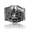 Anillo Pixiu para mujer y hombre, plata de ley, moderno, plata S925, personalidad dominante, moderno, vintage, abierto, tailandés, anillo de plata.