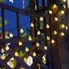 Luzes de Corda Solares LED Populares, Luzes Externas de Acampamento Super Brilhantes, Luzes Solares de Bola de Bolha, Luminárias de Iluminação de Ambiente