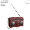 Adornos Creativos de Modelo de Radio Artificial de Resina Antigua Retro para Decoración de Ventanas de Cafeterías y Tiendas de Té con Leche