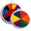 Conjunto de almofadas de tinta coloridas para pintura a dedo infantil Almofada de tinta para palma Pigmento para pintura a dedo Pintura atóxica Grafite pode