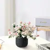 [Piedra Colgante de Flores y Hojas] Plantas Verdes Trepadoras Coloridas, Plantas de Flores en Maceta de Escritorio en la Oficina, Fáciles de Cultivar, Resistentes al Calor y al Frío