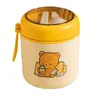 Conjunto de Copos de Café da Manhã em Aço Inoxidável para Trabalhadores de Escritório, Mini Marmita Térmica, Copo de Sopa de Grau Alimentício, Bolsa Térmica Portátil