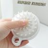Cepillo de champú de silicona de estilo japonés, peine para el cuidado de la salud, cepillo de masaje para el cuero cabelludo, champú, baño, peine de masaje para picazón y rasguños.
