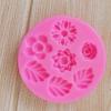 Flor pequeño Zou Ju forma de hoja molde para decoración de pastel herramienta para hacer galletas de chocolate molde de arena movediza