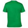 Grupo de tela de algodón 99% de 150g imagen imprimible para imprimir DIY verde irlandés cuello redondo camisa publicitaria para actividades boleto adicional