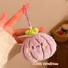Muñeco de Peluche Llavero Comida Oden Seta Chica Chile Llavero de Peluche Versátil para Mochila Pequeño Regalo
