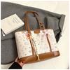 Bolso de Hombro Dulce Estampado Bolso Tote de Moda para Mujer Primavera 2025 Bolso General de Gran Capacidad para Todo