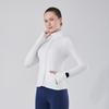 Chaqueta Deportiva para Exteriores con Cuello Alto, Alta Elasticidad, Cremallera, Mangas Largas, Entrenamiento, Cálida, Fitness, Running, Ropa Casual, Estilo Grueso, Unisex