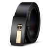 Cinto de Couro Masculino Fivela Automática de Couro Cinto para Calça de Couro Bovino Versátil para Negócios Casual Simples para Homens de Meia-idade e Jovens Cinto Atacado