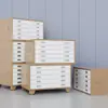 Archivero, gabinete para planos de ingeniería, gabinete con 0 y 1 cajones, gabinete con base, gabinete para mapas, gabinete para películas, gabinete para almacenamiento de dibujos