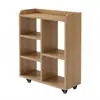 Estantería de Mesa, Estante de Almacenamiento de Pie, Librería Pequeña Móvil, Estante de Almacenamiento, Almacenamiento Doméstico Simple