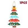 Colgador de puerta de papel con forma de árbol de Navidad, árbol de Navidad decorativo ensamblado de múltiples capas, decoración de fondo para centros comerciales, casas de huéspedes y fiestas
