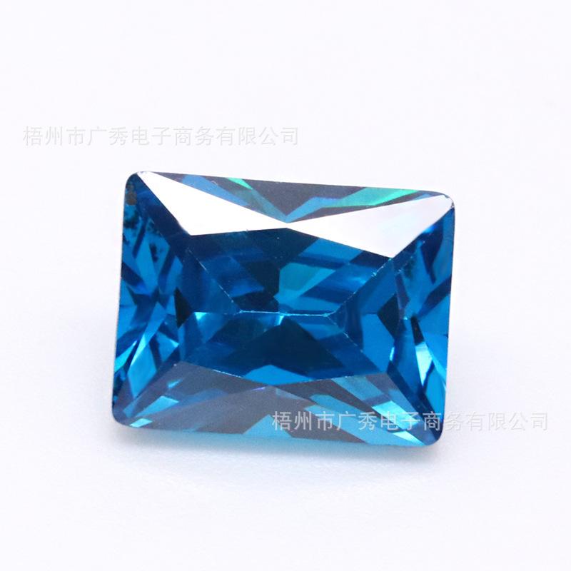 长方海蓝锆石