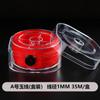 Rojo No. 72 Línea de Jade Cuerda Roja Cuerda Trenzada Cuerda de Mano Pulsera Trenzada a Mano DIY Material de Cuentas Pulsera Autotrenzada Cuerda de Nudo Chino