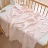 Manta para Bebé Recién Nacido Tipo Algodón Puro Manta de Gasa Fina de Verano para Bebé Manta Pequeña Multifuncional Manta para la Siesta de Niños