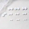 Macaron com Laço Colorido Acessórios para Unhas Estilo Japonês Strass de Resina Laço Flutuante Kt Acessórios de Unha Vestíveis DIY