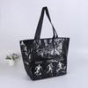 Bolsa tejida portátil de polipropileno, personalizada, recubierta de película, para compras, regalo, impresión a color, protección del medio ambiente, bolsa publicitaria, logotipo personalizado.