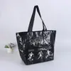 Bolsa Tejida Portátil Transfronteriza Bolsa Tejida de Regalo de PP Gran Capacidad Ecológica Bolsa de Compras para Ropa Bolsa Tejida Recubierta Creativa