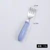 Aço inoxidável 304 Talheres infantis colher de desenho animado criativa colher para bebê comer suplemento alimentar conjunto de garfo e colher presente combinação