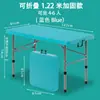 Mesa Plegable, Mesa de Comedor Doméstica Simple Portátil, Mesa de Comedor Rectangular Pequeña para Apartamento, Puesto de Mercado Nocturno al Aire Libre