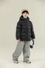 Jaqueta de Penas com Capuz Nova para Meninos e Meninas 2026, Novo Padrão Nacional 90% Penugem de Pato Branca, Jaqueta Puffer Infantil Três-Resistente