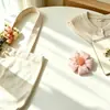 Nuevos accesorios para el cabello con flores de cinco pétalos estampadas estilo coreano, accesorios para pasadores de flores de cinco pétalos estampadas rellenos de algodón hechos a mano
