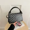 Bolsa Casual de Bolinhas para Mulheres 2026 Nova Tendência de Verão Pequena de Ombro Único Transversal Bolsa Quadrada Pequena Popular da Moda