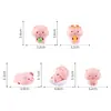Juguete de peluche de cerdo creativo y adorable, perfecto para decoraciones DIY de casas de muñecas, manualidades de paisajes en miniatura y pequeños adornos