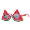 Gafas de sandía de frutas de verano lindas divertidas picnic playa amigas fiesta estilo fiesta decoración gafas de sol