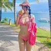 Europa y Estados Unidos nuevo traje de baño popular para mujer bikini sexy comercio exterior transfronterizo traje de baño de dos piezas AliExpress Amazon