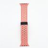 Para Apple Watch Ultra9876543210 Generación se Color Chip Correa de Reloj Magnética Plegable de Silicona Bicolor
