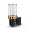 Luz de Sensor Noturna para Corredor e Mesinha de Cabeceira, Plug-in com Controle de Luz, Imitação de Castiçal Padrão Americano, Anel Dourado Gy220, Bolha de Acrílico Âmbar