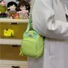 Estilo Coreano Color Puro Contraste Cruzado Pequeña Bolsa Chica Suave Estudiante Salida Diaria Casual Mini Teléfono Móvil Bolsa de Cosméticos Moda