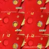 Adesivo de Telefone de Ouro Puro 999 com Envelope Vermelho, Gato da Sorte e Decoração Dourada para Presentes de Boa Sorte, Atacado