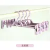 Colgador de Plástico para Pantalones Secado sin Marcas Ajuste Telescópico Apilable Pinza para Faldas Lencería Hogar Adultos Niños Colgar Pantalones Fábrica