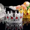 Plástico Transfronterizo Más Vendido Vestido de Novia Barroco Corona de Gota de Agua Corona de Plástico Flores Fotografía de Boda Pastel