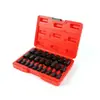 Venta al por mayor de fábrica 25 piezas Extractor de tornillos de cabeza hexagonal Roscado deslizante de cabeza rota Herramienta extractora de pernos