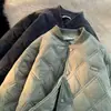 Chaqueta Gruesa de Algodón de Invierno para Hombre, Estilo Coreano Moderna Versátil Fresca Corte Holgado Ins Estilo Hong Kong Marca de Moda Chaqueta de Béisbol Casual Japonesa